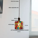 GobekUsa Amber Glass LED Pendant Light - Modern Nordic Design with Iron Base