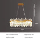 GobekUsa Full Spectrum Gold Crystal Chandelier: Modern Luxury for Living Room, Bedroom, Dining Room