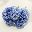 GobekUsa Blue Flower Cherry Stamen Berries Bundle for DIY Christmas Wedding Decor