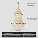 GobekUsa Light Luxury Crystal Chandelier - Post-modern Bedroom Dining Room Living Room Elegant Design