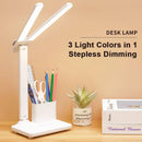 GobekUsa LED Desk Lamp: Stepless Dimming, Multi-function Night Light, Bedroom Reading Light