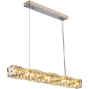 GobekUsa Crystal LED Pendant Ceiling Chandelier for Kitchen Island, Dining Room & Living Room
