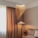 GobekUsa Birch Wood LED Pendant Lamp for Home Decor and Art Lighting