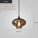 GobekUsa LED Glass Pendant Chandelier for Kitchen Dining Bar Décor