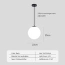 GobekUsa Glass Ball Pendant Lights: Elegant Globe Hanging Lamps for Home, Restaurant & Bar.