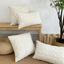 GobekUsa 3D Plum Blossom Butterfly Cushion Cover Cotton Linen Decorative Case