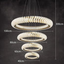 GobekUsa Crystal Chandelier: Elegant Living & Dining Room Pendant Lighting