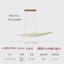 GobekUsa LED Chandelier: Nordic Long Curve Pendant Light for Home Office Dining Decor