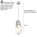 GobekUsa Gold Nordic Pendant Lights Indoor Kitchen Dining Room Home Decor