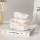 GobekUsa Candy-Shaped Ceramic Tissue Box Holder - Modern Home Decor
