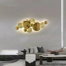 GobekUsa Large Metal Gold Wall Sconce Lamps LED Modern Luxury Home Decor Light