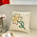 GobekUsa Christmas Cartoon Embroidered Pillow Covers for Festive Sofa Decor