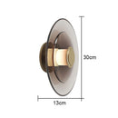 GobekUsa Glass Wall Lamp: Nordic Minimalist LED for Dining, Living, Bedroom