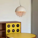 Bauhaus Sunset Orange Acrylic Pendant Light