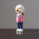 GobekUsa Boys Sports Statues: Basketball, Football, Skateboarding. Children's Decor, Gifts, Sculpture.