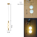 Nordic Gold 4-Globe Metal Pendant Light