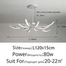 GobekUsa LED Chandeliers for Modern Living Room Bedroom Study Kitchen Lighting