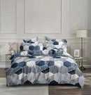 GobekUsa Honeycomb Marble Patterned Bedding Set, Luxurious Duvet Cover with Pillowcase