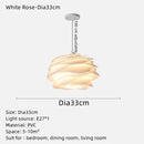 GobekUsa CARMINA Rose Flower Pendant Lights for Kitchen Bedroom Living Room