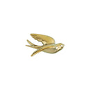 GobekUsa Golden Bird Swallow Sculpture Wall Decor Three-dimensional Handicrafts