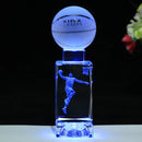 GobekUsa Crystal Lights Basketball Table Lamp for Bed Room Decor