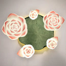 GobekUsa Lotus Glass Pendant Lamp: Elegant Pink Lotus Lighting for Home Decor