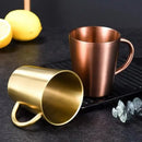 GobekUsa Double-Layer Stainless Steel Thermal Mug with Handle for Coffee and Beer