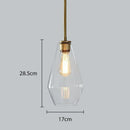 GobekUsa Glass Chandelier: Amber Pendant Lights for Dining, Living Room, Bedroom, Hotel, Cafe