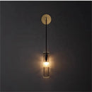 GobekUsa Golden Glass Wall Lamp: Luxury Post-modern Wall Sconces for Hotel Villa, Living Room, Aisle