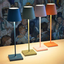 GobekUsa Acrylic Crystal Art LED Table Lamp - Rechargeable Cordless Design