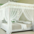 GobekUsa Large Space Mosquito Net with Bracket. Encrypt Mesh, Insect-Proof Bed Curtain for Household.