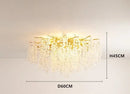GobekUsa Crystal Money Tree Chandelier - Modern LED Suspension Light for Luxury Living Areas
