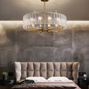 GobekUsa Glass Restaurant Chandelier: Modern Luxury Led Lighting Fixture for Living Room Home Decor