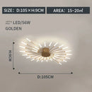 GobekUsa LED Indoor Ceiling Light: Modern Art Luster for Bedroom Hall Living Kids Room