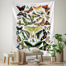 GobekUsa Butterfly Map Tapestry Wall Hanging: Bohemian Room Decor