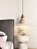 GobekUsa Japanese Style Yellow Cave Stone Pendant Lamp for Bedroom, Restaurant, Bar
