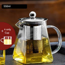 GobekUsa Glass Teapot: Kungfu Tea Set for Office, High Quality, Thermostable.