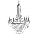 GobekUsa Iron Art Crystal Candle Pendant Light for Home & Hospitality Decor