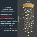 GobekUsa Bird Design LED Chandelier for Luxury Living Room and Restaurant