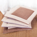 GobekUsa Linen Seat Cushion: Comfortable Non-slip Chair Pad with Strap
