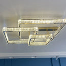 GobekUsa Crystal Dimmable Ceiling Light - Luxury Living Room Bedroom Lamp