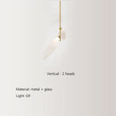 GobekUsa Elegant Glass LED Pendant Light for Living, Dining, Bedroom, Bar - Nordic Minimalist Design
