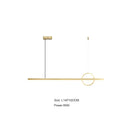 GobekUsa Geometric Copper Chandelier: Minimalist Bar & Restaurant Atmosphere