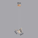 GobekUsa Butterfly LED Pendant Chandelier for Home Decor and Kitchen Lighting