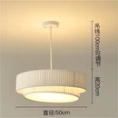GobekUsa Designer LED Fabric Pendant Light for Bedroom, Home Decor, Hanging Chandelier