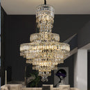 GobekUsa Crystal Chandelier: Luxury Modern Staircase & Living Room, Hotel & Villa Lighting