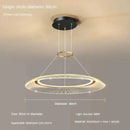 GobekUsa LED Ring Chandelier: Luxury Living Room Lighting Fixture