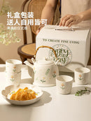 GobekUsa Daisy Teapot Set: New Wedding Gift Souvenir Tea Set in Branded Gift Box
