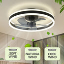 GobekUsa LED Silent Ceiling Fan Light Control Modern Bedroom Living Room Indoor Decor