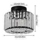 GobekUsa Glass LED Chandelier Ceiling Light Modern Living Dining Room Fixture